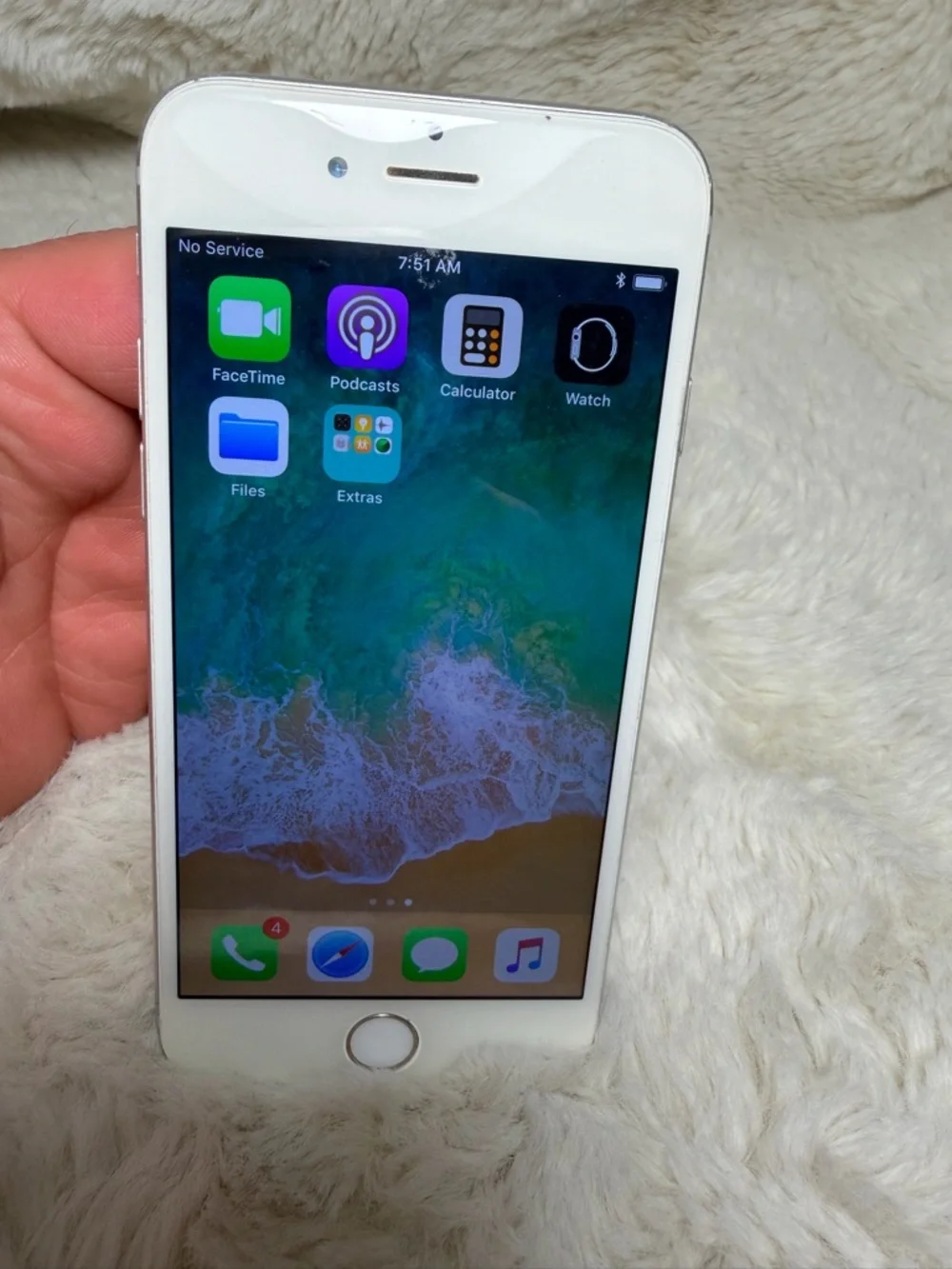 Apple iphone silver